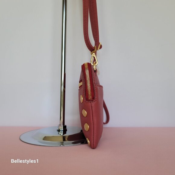 HAMMITT NASH Small Pebbled Leather Crossbody - Rouge Pink color π$175. - Picture 10 of 16
